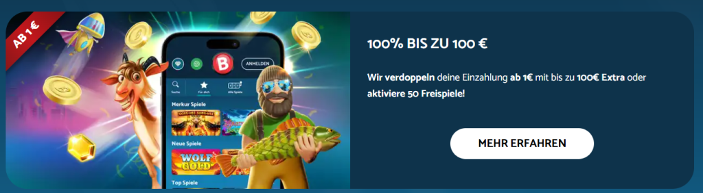 100% BIS ZU 100 €